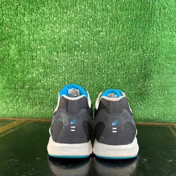 ASICS Rush33 Charcoal Grey Blue T1H2N Men’s Size 12 - Picture 4 of 7